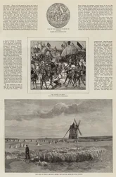 Visita de um artista aos campos de batalha de Crecy e Agincourt